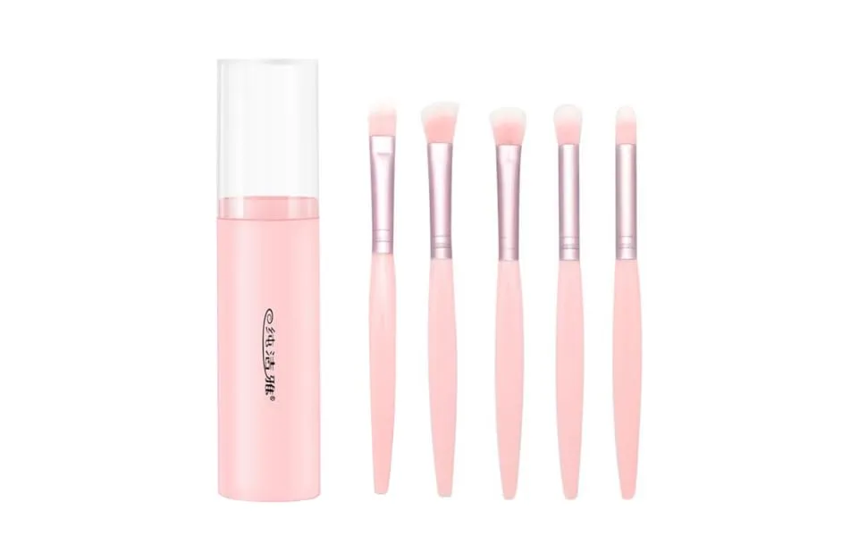 1set Set Eye Shadow Brush Set Eye Makeup Kits Eyeliner Brush Makeup Brish Holder Tool Stand Lash Holder Makeup Brush Holder Lash Kits Make up Pink Plastic Abs Plastic Handle - product information 1