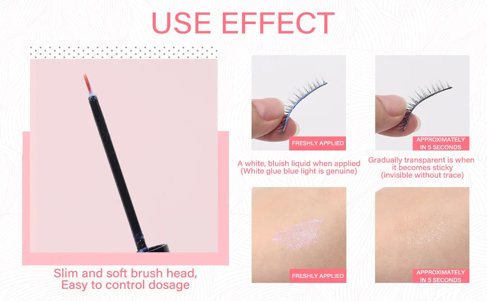 Strong Eyelash Glue Glue Long Lasting Eyelash Glue for Lash Bond and Seal for Eyelash Extensions Suitable for Home DIY Lash Extension (Transparently) - eyelash extension glue