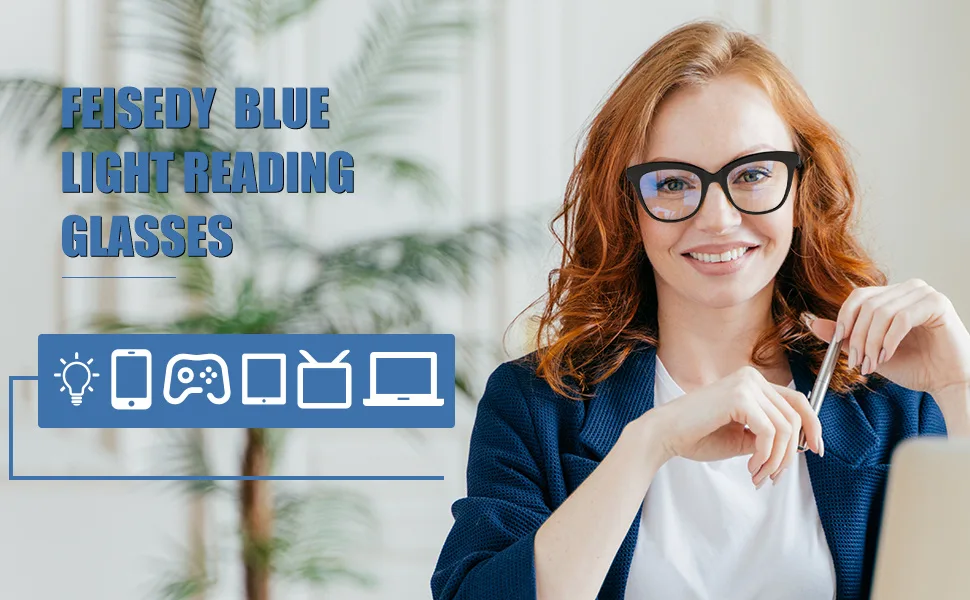 FEISEDY Retro Square Reading Glasses Anti Glare Digital Blue Light Blocking Eyestrain for Women Reader B0058 Red Leopard 3.0 x - feisedy reading glasses B0058