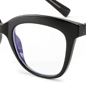 FEISEDY Retro Square Reading Glasses Anti Glare Digital Blue Light Blocking Eyestrain for Women Reader B0058 Red Leopard 3.0 x - READING glasses lens