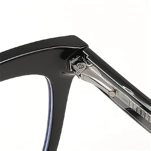 FEISEDY Retro Square Reading Glasses Anti Glare Digital Blue Light Blocking Eyestrain for Women Reader B0058 Red Leopard 3.0 x - sturdy hinge