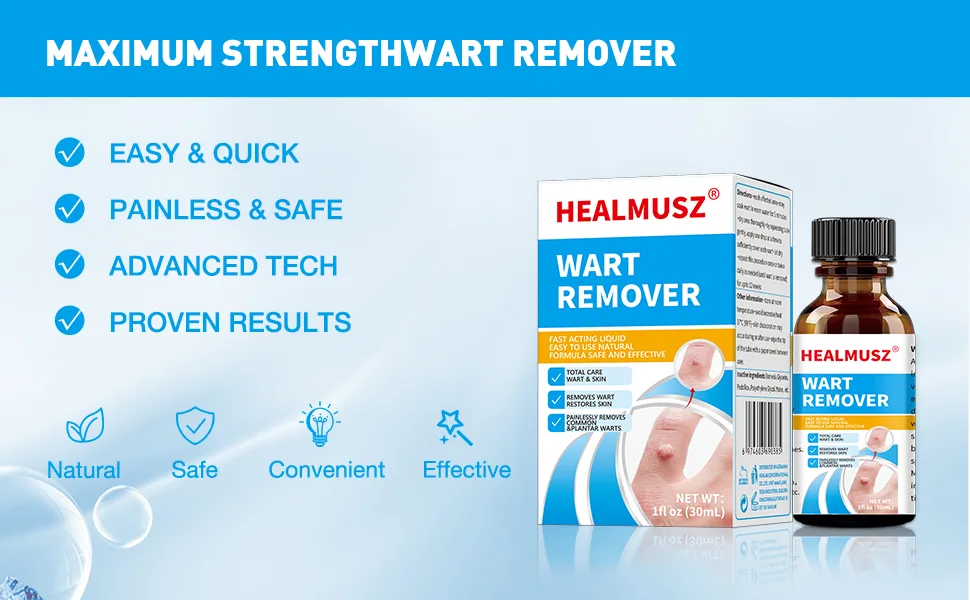 Fast Action Liquid Wart Remover Natural Formula Wart Liquid Designed for Warts Plantar Wart Common Wart Flat Wart Corn(NDC Code:84010-004-01) - product information 5