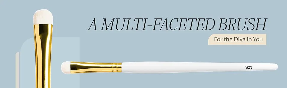 White Gold Collection #12 Medium Laydown - Brush