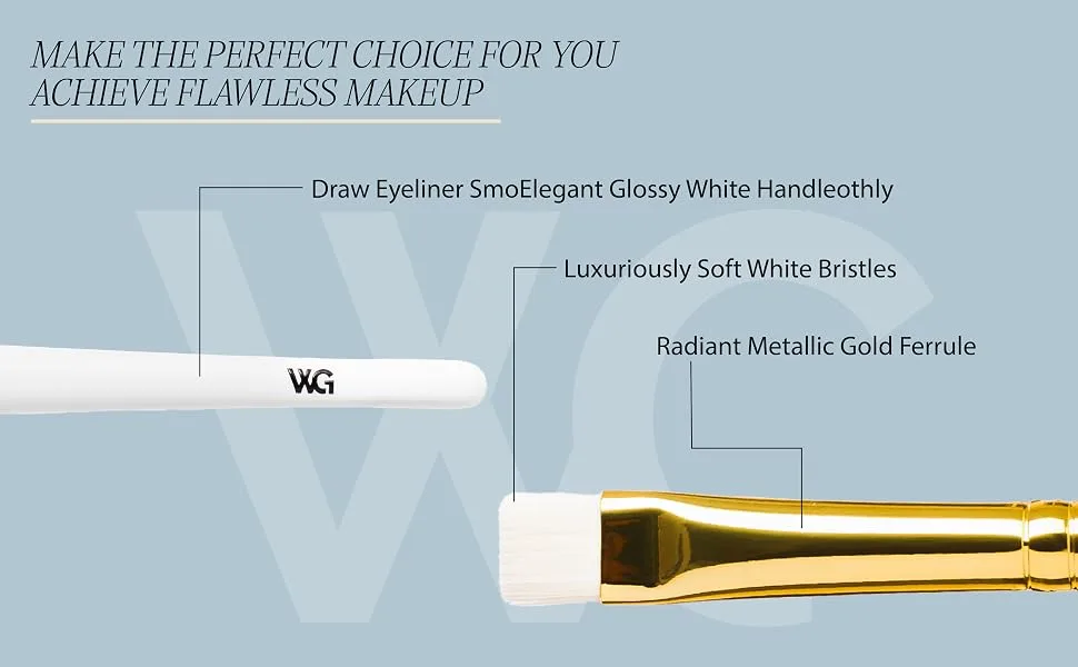 White Gold Collection #15 Push Liner Brush - Gift