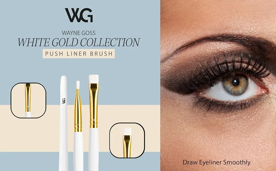 White Gold Collection #15 Push Liner Brush - SPN-TRAP