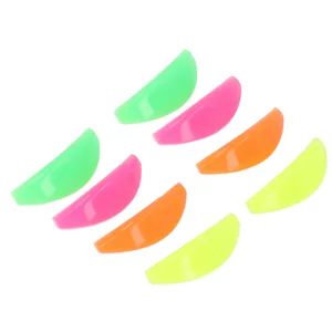 Lash Pads 4 Pairs Eyelash Mixed Color Reusable Soft Eyelash Perming Curler for Beauty Salon - 1417230016611-2