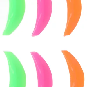 Lash Pads 4 Pairs Eyelash Mixed Color Reusable Soft Eyelash Perming Curler for Beauty Salon - 1417230016611-2