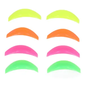 Lash Pads 4 Pairs Eyelash Mixed Color Reusable Soft Eyelash Perming Curler for Beauty Salon - product information 2