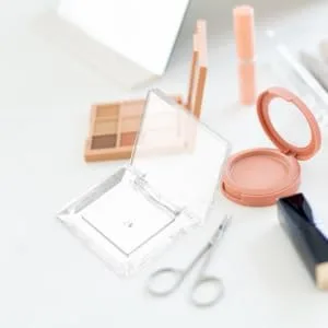 2 Sets lipstick makeup set lipstick box Blush Palette mini lipsticks palette sample eyeshadow pans holiday necessities Blush box Storage Box filling High transparency - product information 4