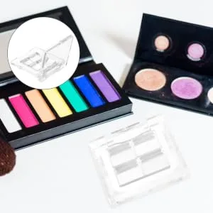 2 Sets lipstick makeup set lipstick box Blush Palette mini lipsticks palette sample eyeshadow pans holiday necessities Blush box Storage Box filling High transparency - product information 5