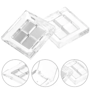 2 Sets lipstick makeup set lipstick box Blush Palette mini lipsticks palette sample eyeshadow pans holiday necessities Blush box Storage Box filling High transparency - product information 6