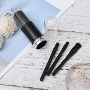 Retractable Makeup Brush 4 1 Makeup Brush Retractable Brush Makeup Major Set Double Ended Makeup Brush Size 1 Black - product information 4