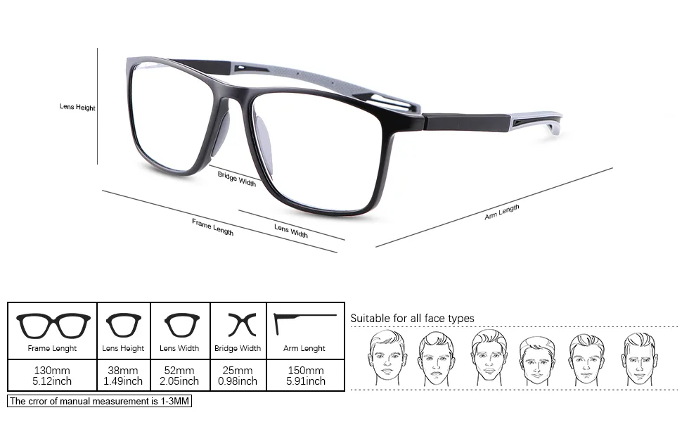 YIMI Progressive Photochromic Multifocus Reading Glasses for Men Women Spring Hinge Computer Anti Blue Light UV Sun Readers Black 1.5 x - product information 9