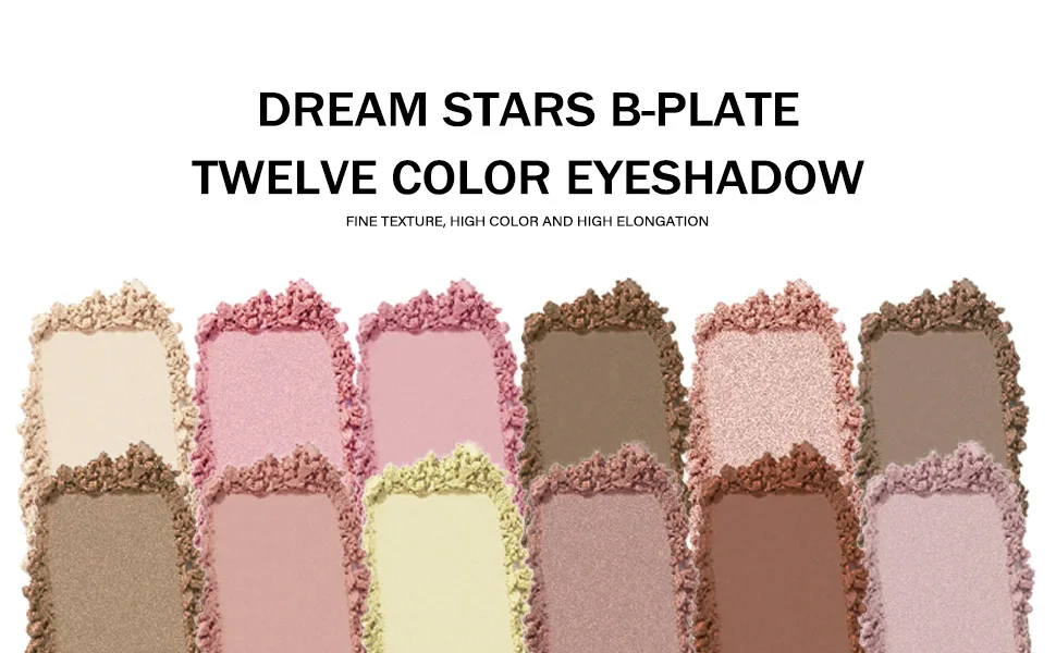 Eyeshadow Palette Natural Long-Lasting Makeup Palette Pigmented Eye Makeup Palette For On the Go Twelve Color Eyeshadow Palette - eyeshadow