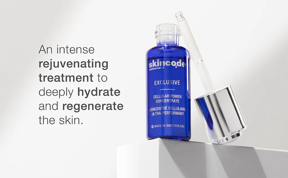 Exclusive Cellular Power Concentrate - Revitalizing Anti-Aging Elixir | Intensive Rejuvenation for All Skin Types | 5x ACR Complex for Collagen Boost & Deep Hydration (1.0 Oz / 30 mL) - rejuvenating treatment hydrate regenerate skin antiaging dullness wrinkles resurfacing purifying