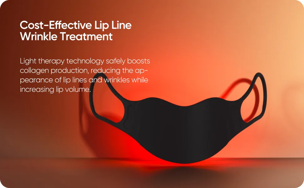 Red Light Therapy Lip Plumper Device Lip Plumping Enhancer LED Light Therapy Device for Lips Lip Plumper Tool Anti-Aging Lip Plumper for Fine Lines Enhance Lip Tone - product information 1