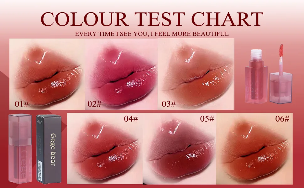 Smooth Luster Lip Glaze Lightweight Moisturizing High Impact Lip Color Full Coverage Lip Makeup Long Lasting Waterproof Moisturizer Lip Glaze (Sweet Peach Rose) 01 - glossier lip gloss