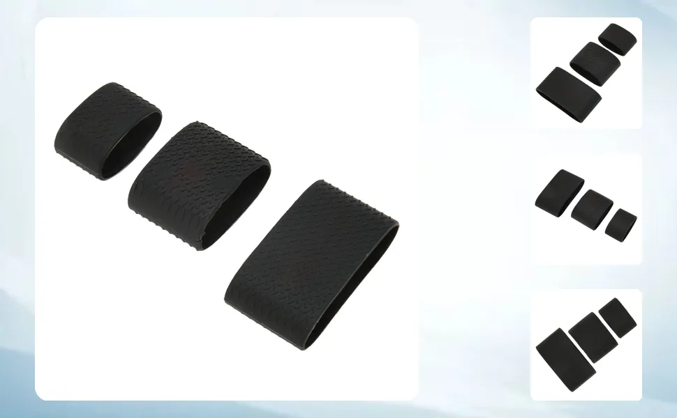 Barber Sleeve Slicone Clipper Bands Shock Absorption for Hair Salon - 1413220172711-1