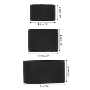 Barber Sleeve Slicone Clipper Bands Shock Absorption for Hair Salon - 1413220172711-3