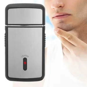Professional Rechargeable Electric Razor for Men Mini Beard & Whisker Shaver - for Quick and Effortless Grooming Trim & Shave with Convenience - JM21273-2