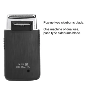 Professional Rechargeable Electric Razor for Men Mini Beard & Whisker Shaver - for Quick and Effortless Grooming Trim & Shave with Convenience - JM21273-3