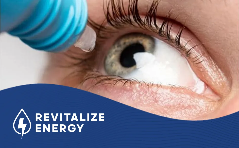 Revitalize Energizing Eye Drops - Fast Relief - Long Lasting Lubricant - Fight Screen Fatigue Dry Eyes - 0.5 Fl Oz (15 mL) .05 Fl Oz - Instant Energy & Screen Fatigue Relief
