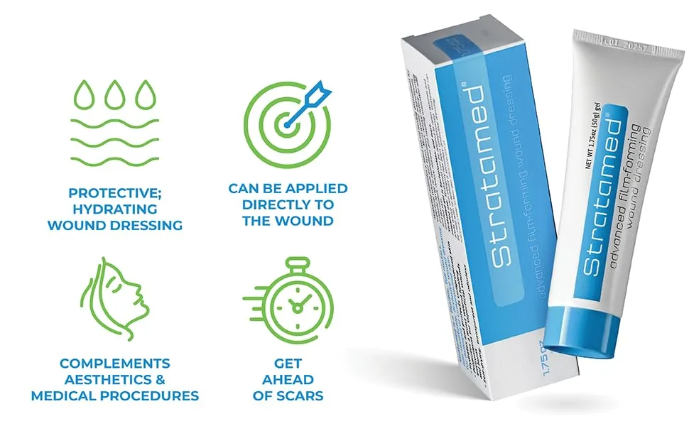 Advanced Film-Forming Wound Dressing | Forms a Flexible Protective Layer Over Open Wounds & Damaged Skin | for Faster Healing and Early Abnormal Scar Management | 5g (0.17oz) - product information 2