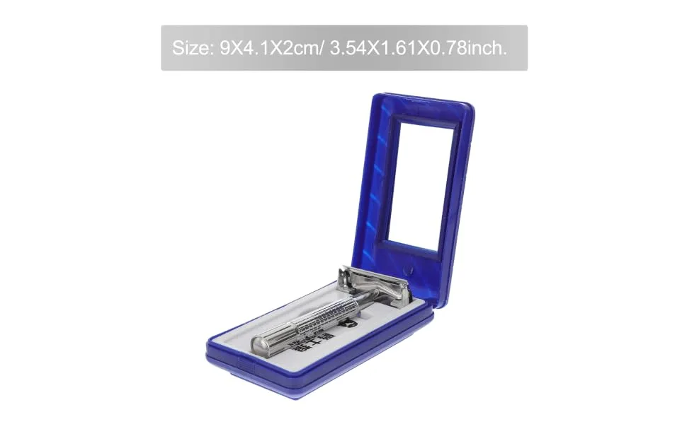 1 Set Safe Razor Men Razor Metal Razor Manual Shaver Razor Shaver - product information 1