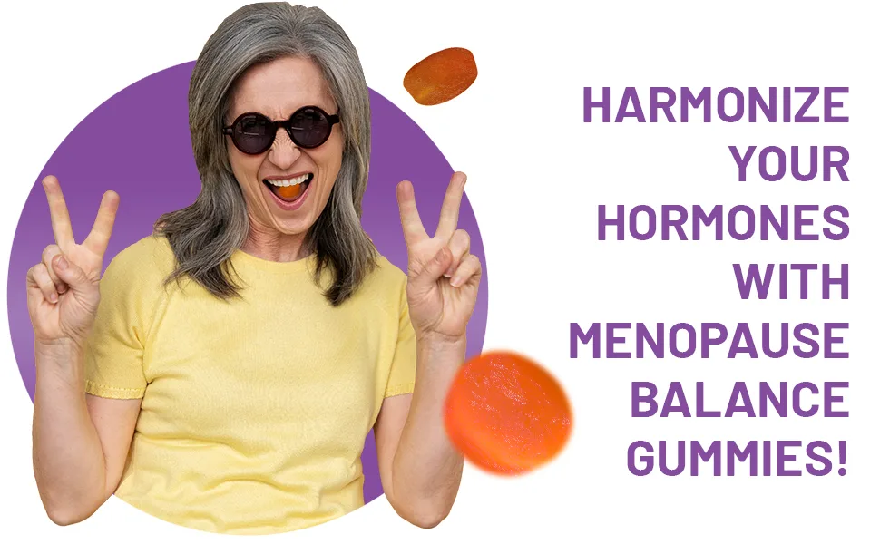 Menopure Hormonal Support 60 Vegan Pro Gummies | Menopause Support Gummies | Natural Support for Menopause & Perimenopause | Yummy Tutti Frutti Flavour by Prowise - Manopure-2