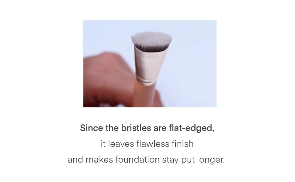 THE TOOL LAB 232 Spot Eraser - Flat Top Face Blending Liquid Cream or Flawless Cosmetics Buffing Stippling- Premium Quality Synthetic Dense Bristles Cosmetic - product information 5
