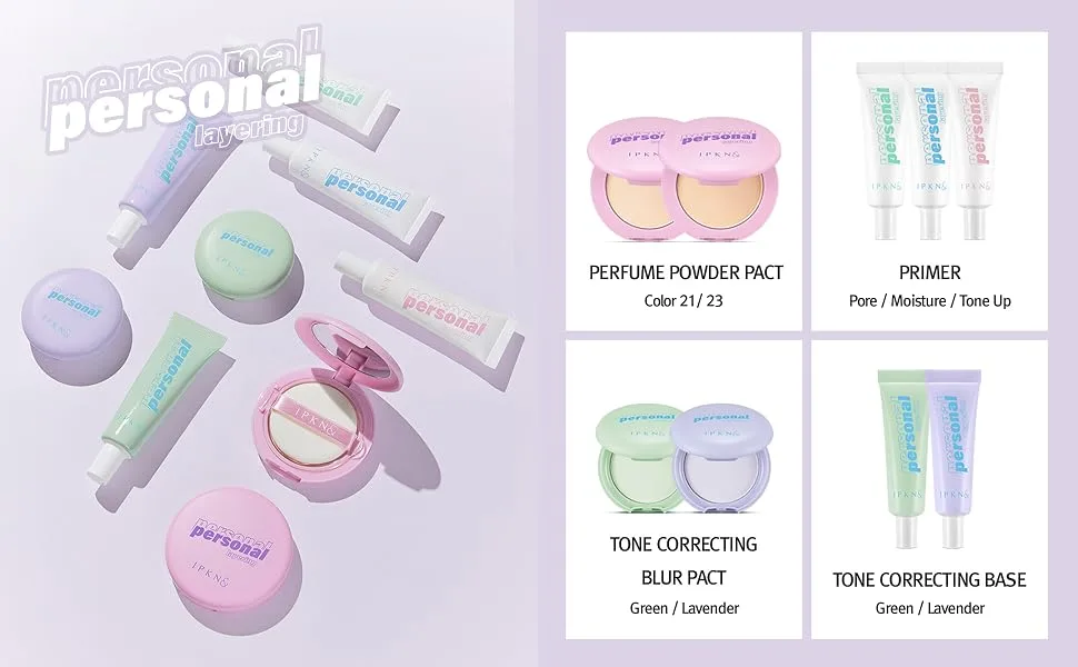 IPKN Personal Tone Correcting Base | Facial Makeup Base & Primer | Correcting Undertones & Evening Skin Tone | SPF 30 | Sensitive-Friendly | K-Beauty (Green) - product information 7