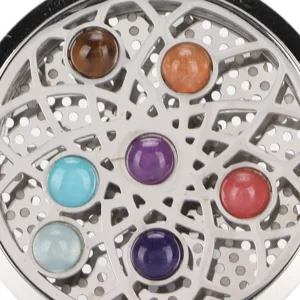 Aromatherapy Car Diffuser Vent Clip Essential Oil Air Freshener with 4 Replacement Pads Relieve Stress & Enjoy Refreshing Scents - 1412210195711-2