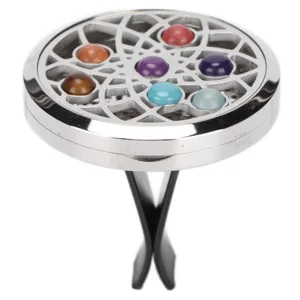 Aromatherapy Car Diffuser Vent Clip Essential Oil Air Freshener with 4 Replacement Pads Relieve Stress & Enjoy Refreshing Scents - product information 3