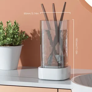 Electric Makeup Brush Cleaner 600ml USB Charging 600mAh High Frequency Vibration Automatic Brush Cleaner for Beauty Brushes Jewelry Watch - product information 6