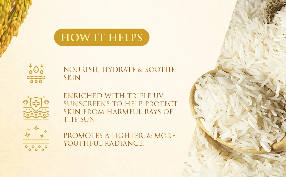 SPA CEYLON White Rice Nourishing All-Day Protector - white rice