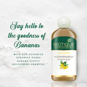 Biotique Banana Deeply Nourishing Hair Shampoo for Normal to Dry Hair 300ml - Uses