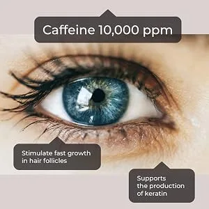 MIKROGAN CAFFEINE Eyelashes and Eyebrows Growth Serum - Mikrogan