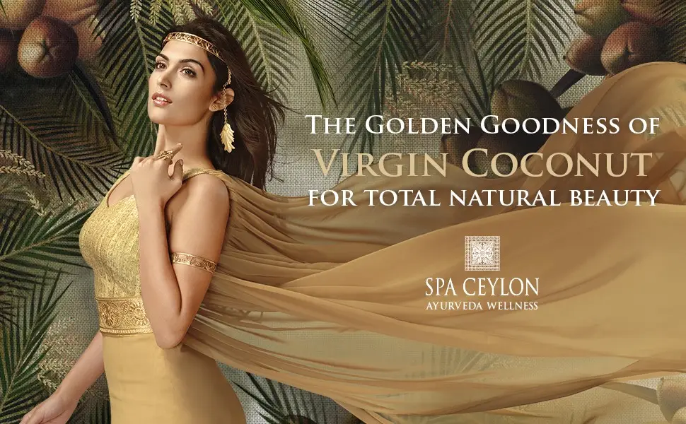 SPA CEYLON Virgin Coconut Face & Body Soothing Serum | Hydrating | 100% Natural | Silicon-Free | Suitable for all skin types - Virgin Coconut Range
