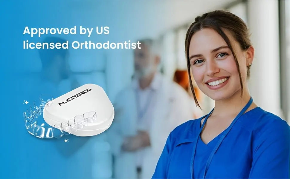 Custom Upper and Lower Teeth Retainer | Perfect Fit at-Home Kit for Replacement Retainers | Clear Dental Retainer for Teeth Stability Set of 1 - Invisible Teeth Straighteners