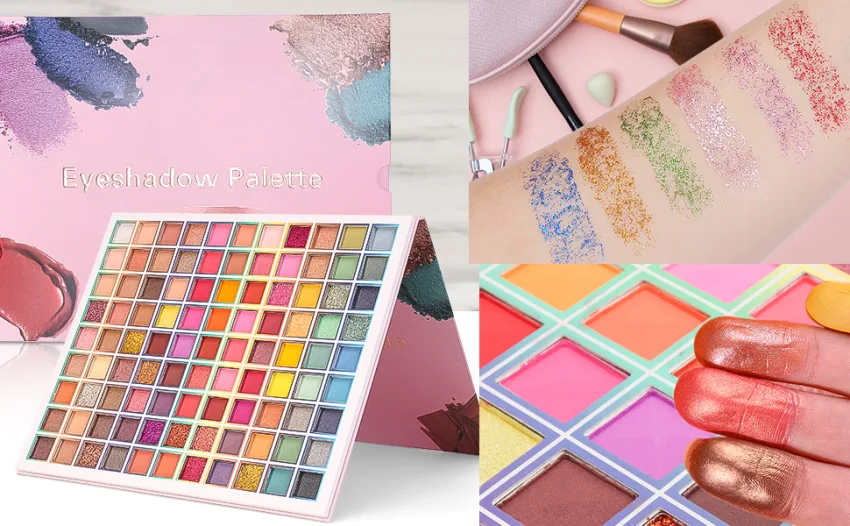 TopDirect 99 Colors Eyeshadow Palette Rainbow Colorful Eyeshadow Palette Professional Matte Glitter Makeup Pallet Long Lasting Powder Cosmetics Gift Kit - colorful eyeshadow palette