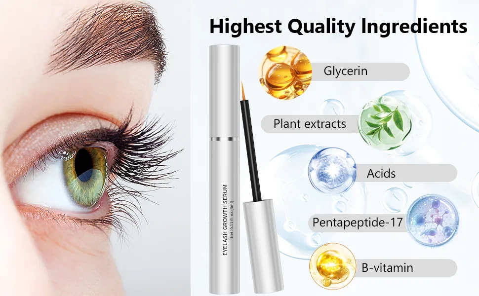 Lash Serum Eyelash Serum Eyelash Growth Serum Advanced Eyelash Serum for Thicker Longer Eyelashes and Eyebrows. - product information 2