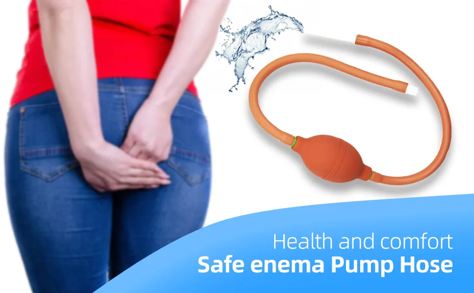 Enema Bulb Kit for Men Women Comfortable Material Prevent Backflow Long Tube Made of Soft Material - product information 1