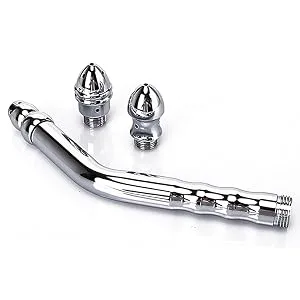 Shower Enema Douche Cleaner Kit Shower Head Bathroom Hand-held Aluminum Shower Colon Irrigation System Cleaner with Water Tank Hook (Silver) - product information 3
