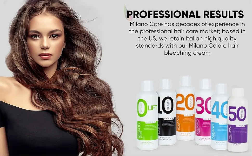 7 Volume Creme Developer Zero Lift Milano Care 5.07 oz/150 ml Volume Zero Lift - Developer