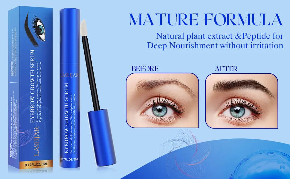 Eyebrow Growth Serum With Natural Ingredients for Thicker Fuller Longer Brows - product information 3