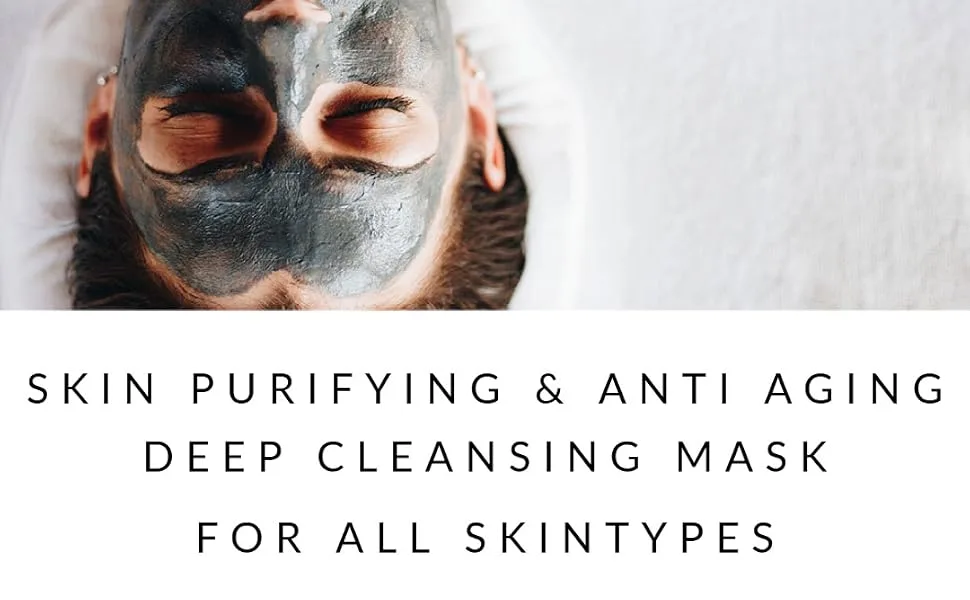Somaluxe Advanced Mask - Clay + Collagen Peptides 2 oz - charcoal