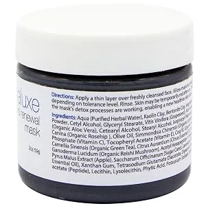 Somaluxe Advanced Mask - Clay + Collagen Peptides 2 oz - charcoal