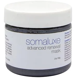 Somaluxe Advanced Mask - Clay + Collagen Peptides 2 oz - charcoal