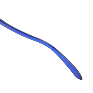 Portable Makeup Glasses Professional Flip Down Makeup Glasses Switchable Lens for Makeup Blue (+4.00) - product information 6