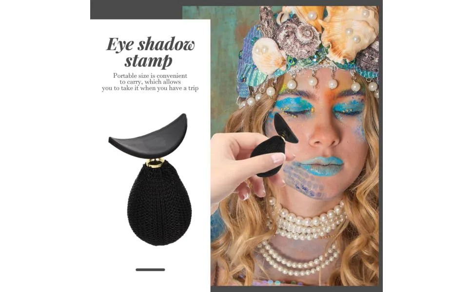 MERRYHAPY Eye Shadow Stamp Lazy Eyes Makeup Tool Durable Eyeshadow Stamp Applying Eye Shadow Supply Instant Eyeshadow Tool Lazy Eye Shadow Seal Women Eyeshadow Stamp Makeup Convenient Tool - product information 5
